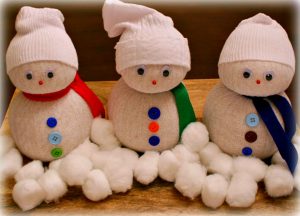 Sock Snowmen Craft