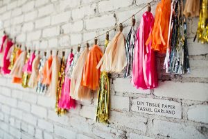 Tissue Paper Garland