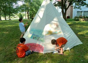 Bamboo DIY Teepee