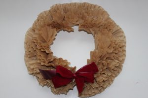 Cheap Coffee Filter Wreath