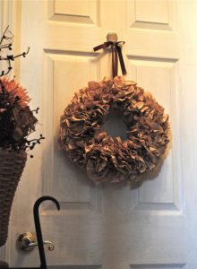 Coffee Filter Wreath