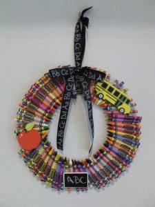 Crayon Wreath