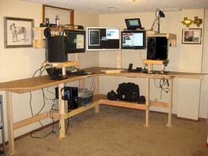 DIY Standing Desk Workstation