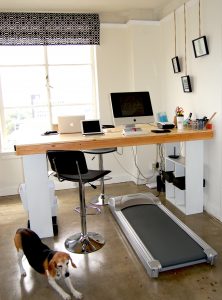DIY Standing Treadmill Desk