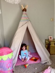 DIY Teepee with Porch