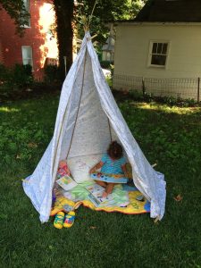 DIY Tree Teepee