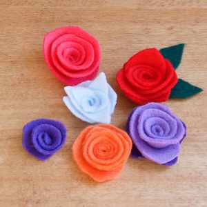 Easy Felt Flowers