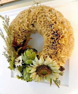 Fall Coffee Filter Wreath