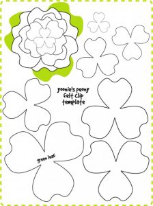 Felt Flower Template