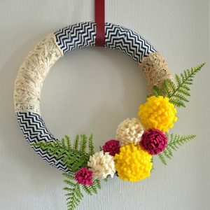 Felt Flower Wreath