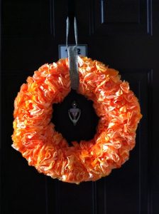 Foam Coffee Filter Wreath