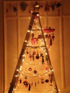 Ladder Wooden Christmas Tree