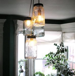 Mason Jar Chandelier