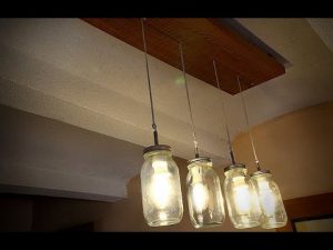 Mason Jar Light Fixture Chandelier