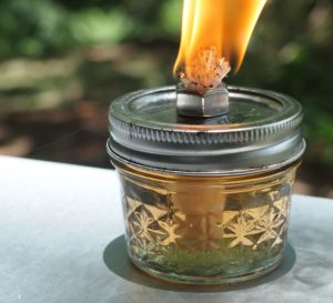 Mason Jar Oil Lantern