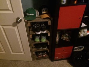 Making a Pallet Shoe Rack