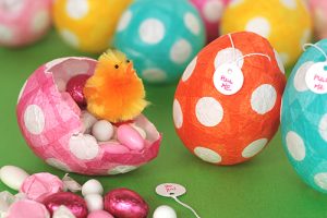 Paper Mache Easter Eggs