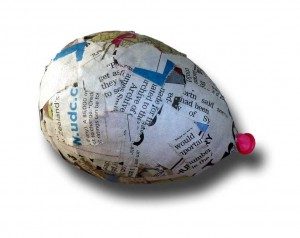 Paper Mache Egg