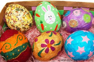 Papier Mache Eggs