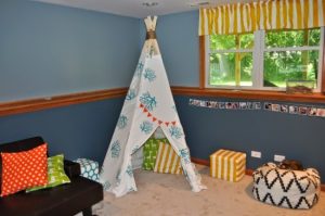 Playroom DIY Teepee