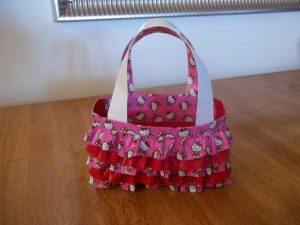 Ruffle Duct Tape Purse