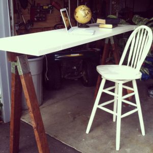 Sawhorse Desk Plan