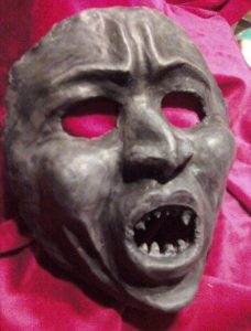 Scary Paper Mache Mask