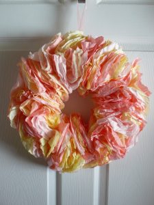 Small Coffee Filter Wreath