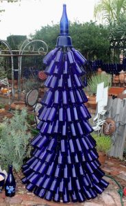 Wine Bottle Christmas Tree