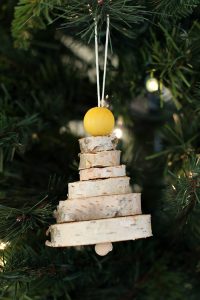 Wooden Christmas Tree Decoration