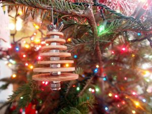 Wooden Christmas Tree Ornament