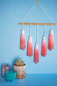 Yarn Tassel Garland