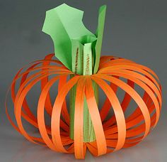 Construction Paper Pumpkin