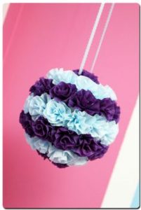 Crepe Paper Flower Ball