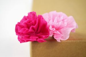 Crepe Paper Streamer Flowers
