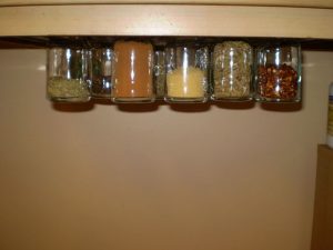 DIY Pull out Spice Rack