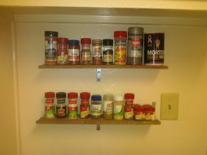DIY Spice Rack Shelf