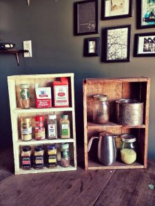 DIY Wooden Spice Rack