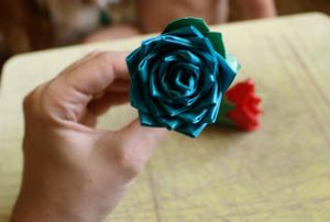 Duct Tape Rose Instructions