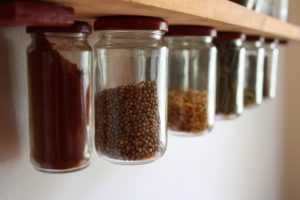 Mason Jar Spice Rack