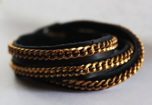 Triple Wrap Leather Bracelet