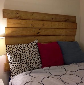 Wood Plank Pallet Headboard