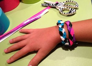 Zig Zag Duct Tape Bracelet