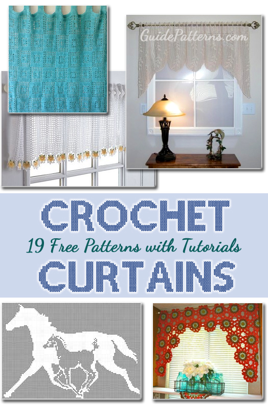 19 Free Crochet Curtain Patterns