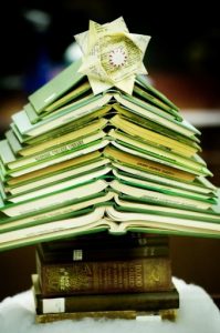 Book Christmas Tree Craft