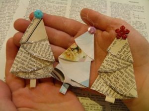 Book Christmas Tree Ornaments