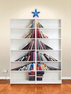 Book Shelf Christmas Tree
