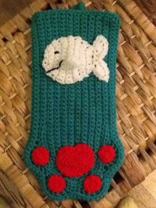 Cat Crochet Christmas Stockings
