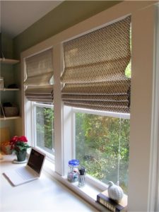 Cordless Blackout Roman Shades