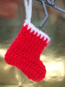 Crochet Christmas Stocking Bunting
